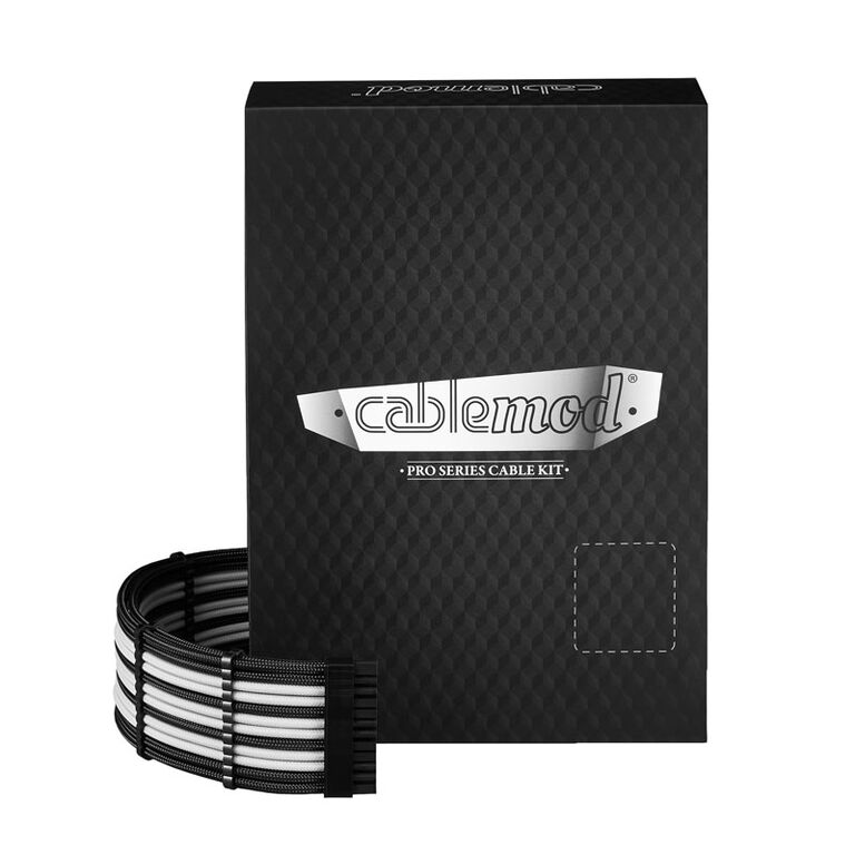 Cablemod PRO ModMesh RT 12VHPWR Dual Cable Kit für ASUS/Seasonic/Phanteks - schwarz/weiß image number 3