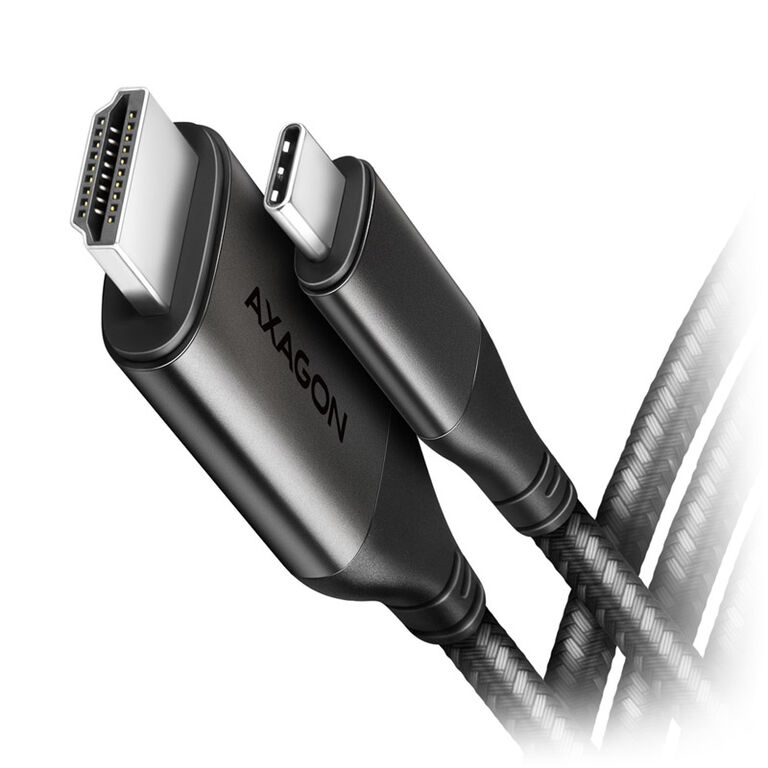 AXAGON RVC-HI2MC USB-C to HDMI 2.0 Adapter, 4K/60Hz, Aluminium - 1.8 m image number 0