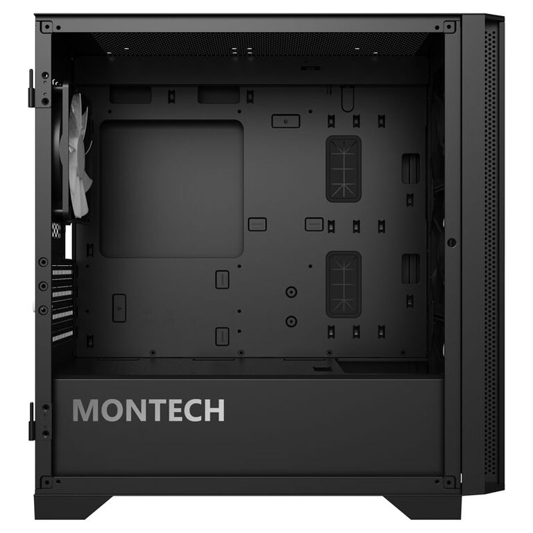 Montech AIR 100 ARGB, Micro-ATX, Tempered Glass - black image number 3