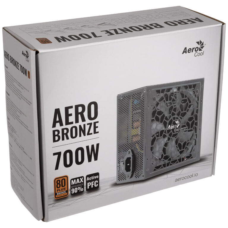 Aerocool Aero Bronze 700W 80 PLUS Bronze Power Supply - 700 Watt image number 4