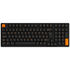 AKKO 3098B Plus Black&Orange Wireless Gaming Keyboard, V3 Cream Yellow image number null