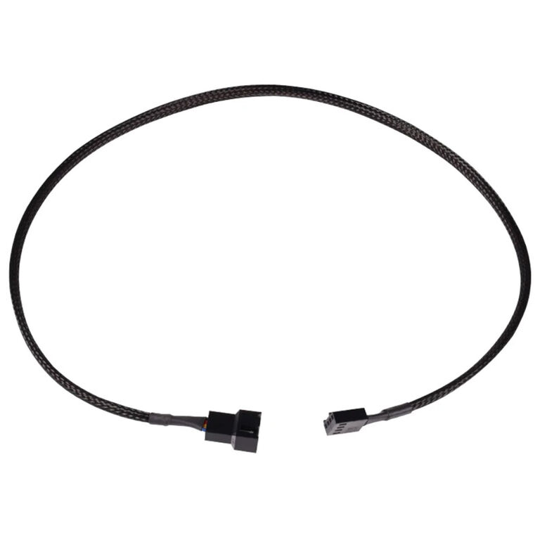 Alphacool fan cable 4-pin to 4-pin extension 60cm - black image number 0