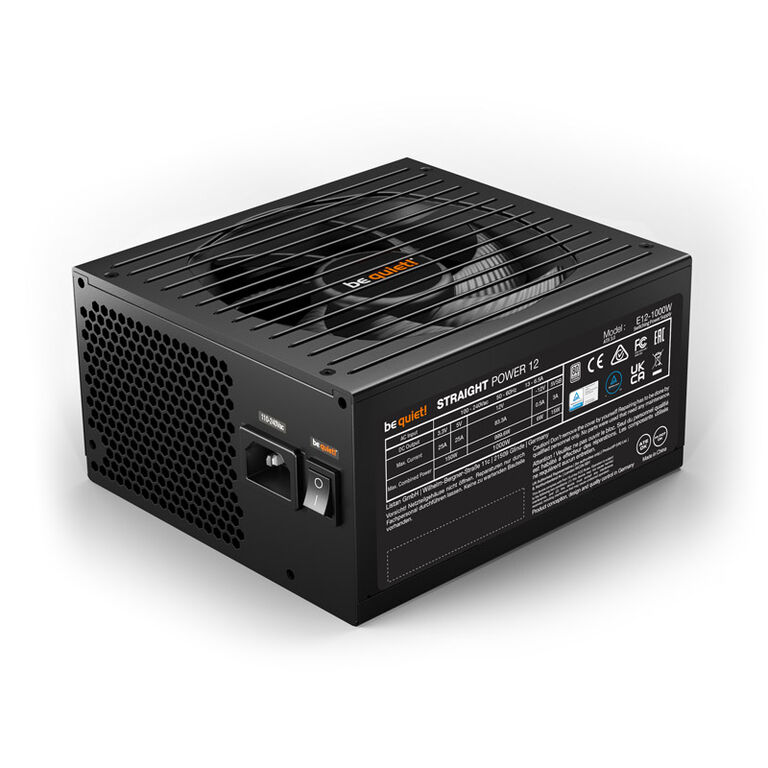 be quiet! Straight Power 12 power supply 80 PLUS Platinum, ATX 3.0, PCIe 5.0 - 1000 Watt image number 0