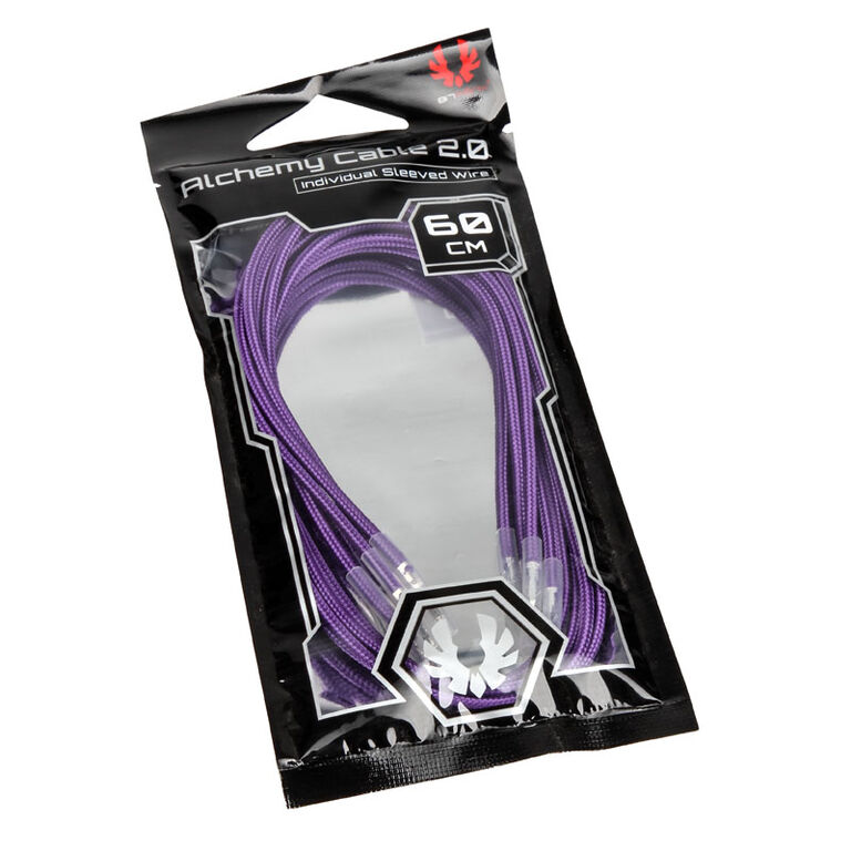 BitFenix Alchemy 2.0 PSU Cable, 5x 60cm - purple image number 4