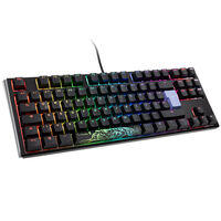Ducky One 3 Classic Black/White TKL Gaming Keyboard, RGB LED - MX-Black