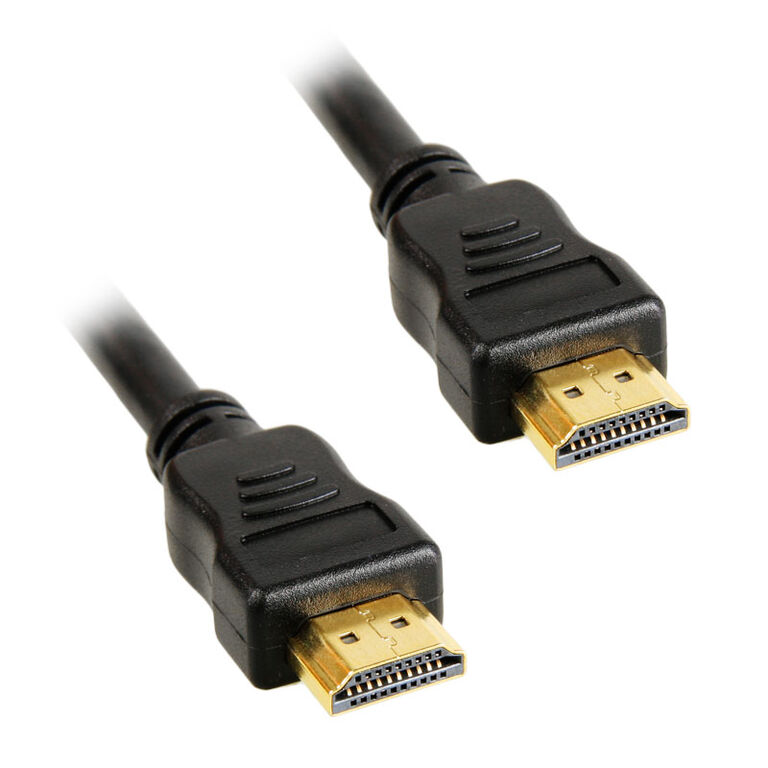 InLine HDMI Cable High Speed with Ethernet, black - 3m image number 0