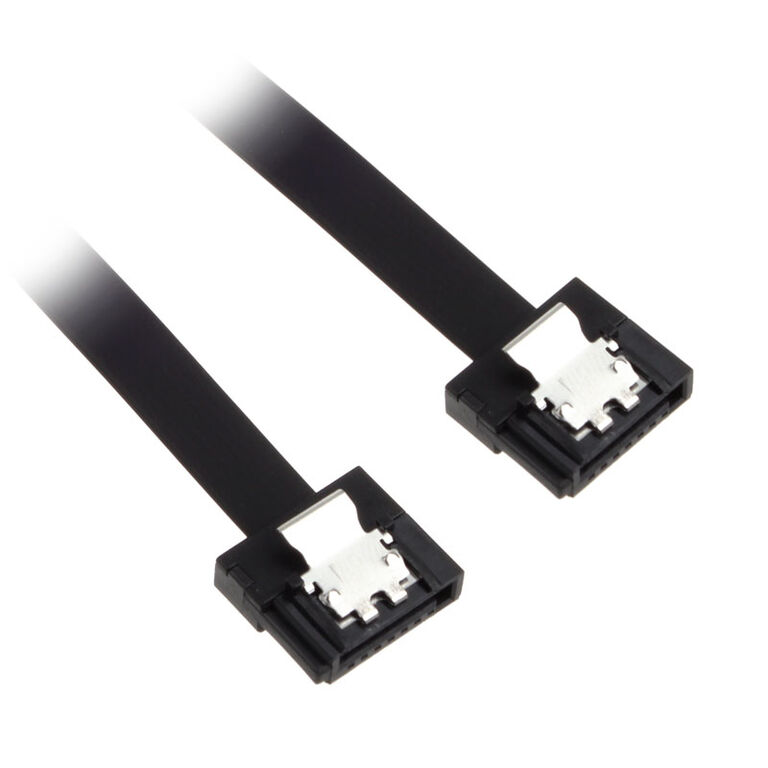 Akasa Proslim SATA 3 Kabel 15cm gerade - schwarz image number 0