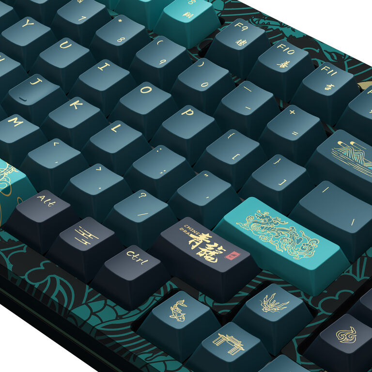 AKKO MOD 007B V3 HE "Year of the Dragon" Gaming Keyboard - Magnetic Cream Yellow Switches, 75% Layout image number 9