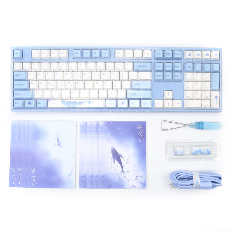 Varmilo VEA108 Sea Melody Gaming Keyboard, MX-Silent-Red, white LED - US Layout image number 8
