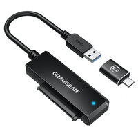 Grey Gear USB-C and USB-A cable for 2.5-inch SATA drives