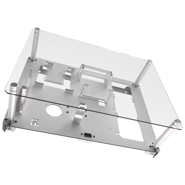 CSFG Frostbite Wall Mount Case - white, Micro-ITX image number 6