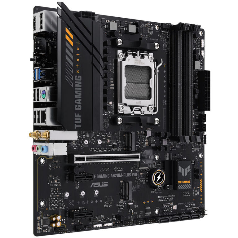 ASUS TUF Gaming A620M-Plus WiFi, AMD A620 Motherboard - Socket AM5, DDR5 image number 6