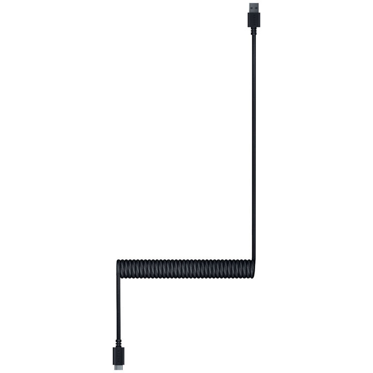 Razer PBT Keycap + Coiled Cable Upgrade Set, US/UK - black image number 1