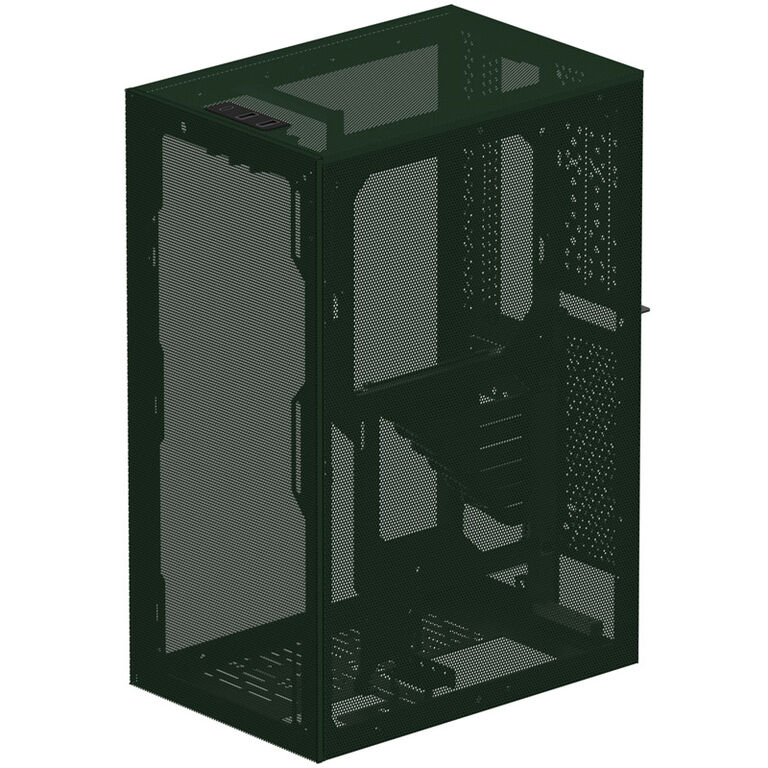 Ssupd Meshroom S Mini ITX Case, PCIe 4.0 - green image number 1