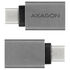 AXAGON USB-C 3.1 M to USB-A F Adapter, Aluminium - black image number null