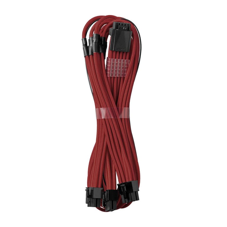 CableMod RT-Series PRO ModMesh 12VHPWR to 3x PCI-e Kabel for ASUS/Seasonic - 60cm, dark red image number 0