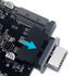 Grey internal 19-pin connector (USB 3.0) to USB 3.1 Type-E 20-pin Key A - 180 degrees image number null