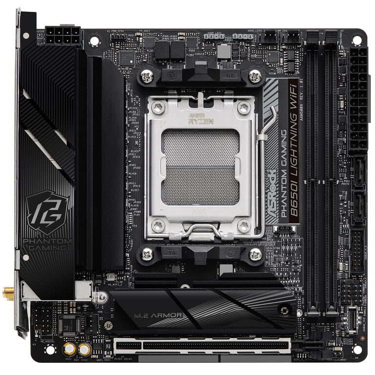 ASRock B650I Lightning WiFi, AMD B650 motherboard - Socket AM5, DDR5 image number 2