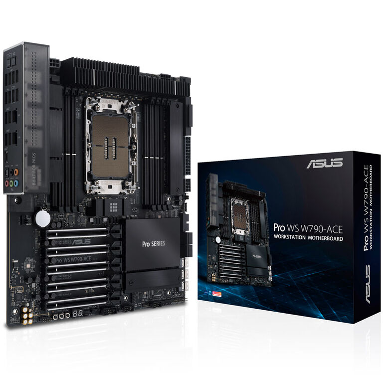 ASUS Pro WS W790-ACE, Intel W790 motherboard, LGA 4677 socket, DDR5 image number 0