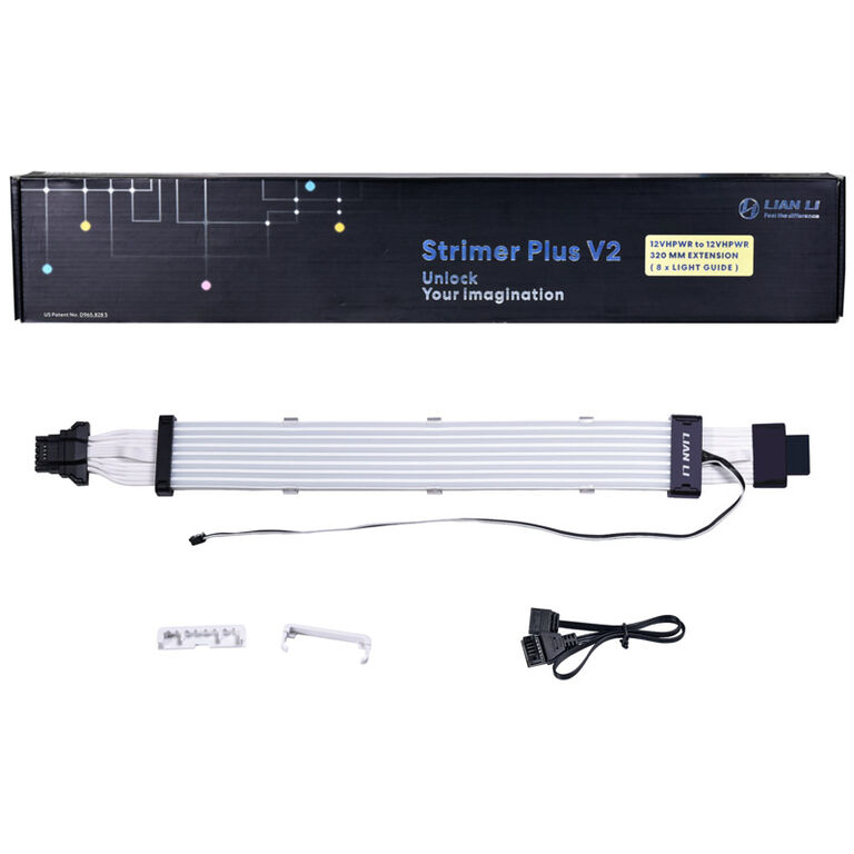 Lian Li Strimer Plus V2 12VHPWR 16- to 16-Pin Extension - 320mm, 8 LED Strips image number 9