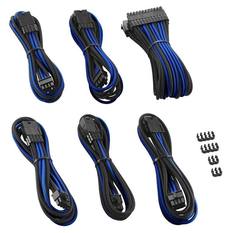 CableMod PRO ModMesh Cable Extension Kit - black/blue image number 1