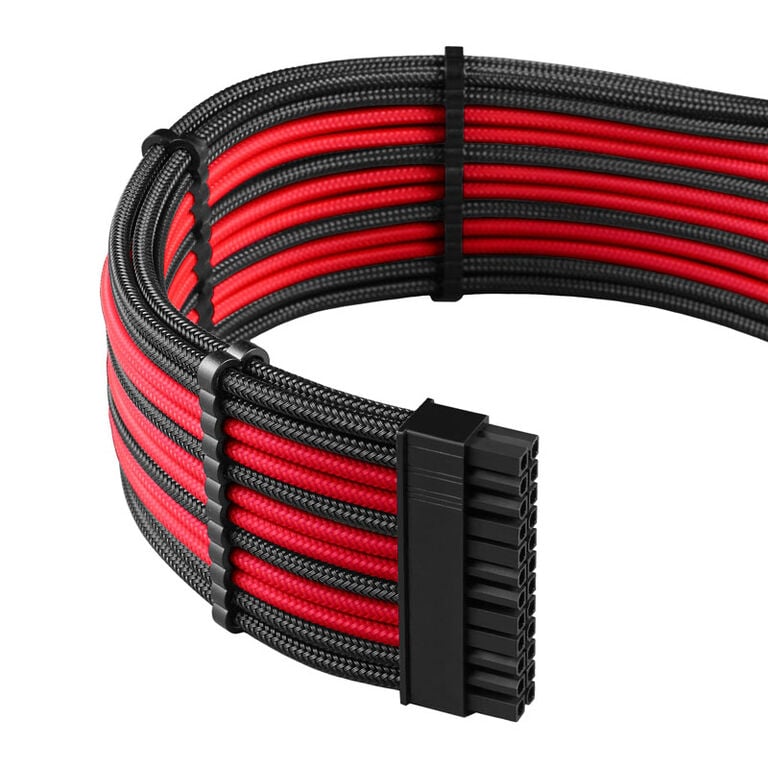 CableMod RT-Series PRO ModMesh 12VHPWR Dual Cable Kit for ASUS/Seasonic - black/red image number 1
