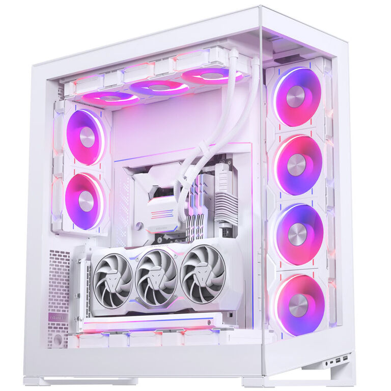 Phanteks Premium Vertical GPU Bracket + PCIe 4.0 x16 Riser Cable, DRGB - 220 mm, white image number 8