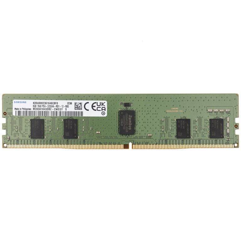 Samsung RDIMM, DDR4-3200, CL22, ECC reg, 8 GB - bulk image number 1