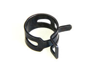 Hose clamp spring band 10 - 12mm - black