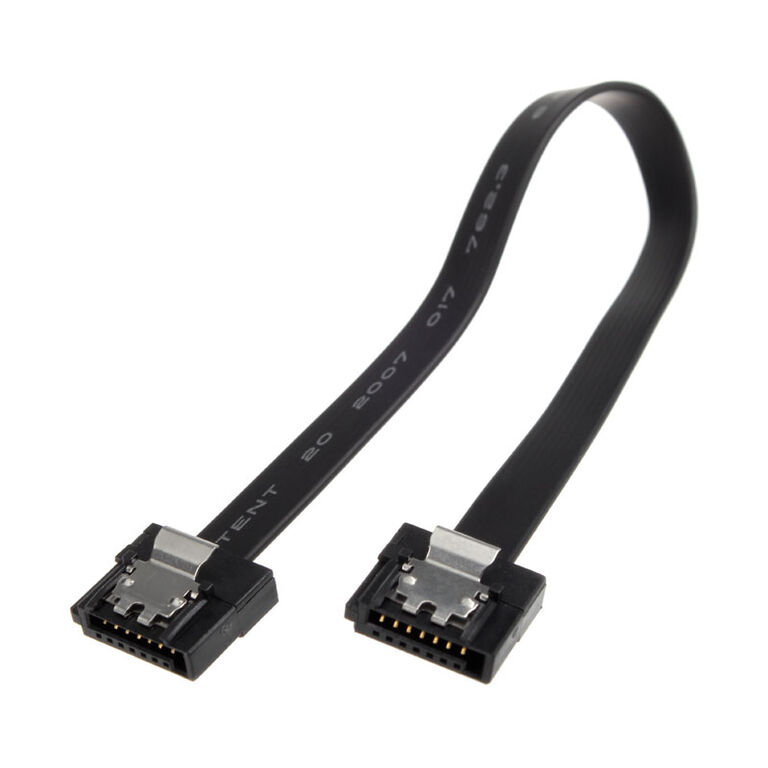 Akasa Proslim SATA 3 Kabel 15cm gerade - schwarz image number 1