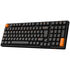 AKKO 3098B Plus Black & Orange Wireless Gaming Keyboard, CS-Switch Crystal image number null