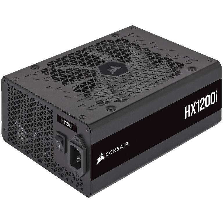 Corsair HXi Series HX1200i Power Supply 80 PLUS Platinum, ATX 3.0, PCIe 5.0 - 1200 Watt, black image number 0