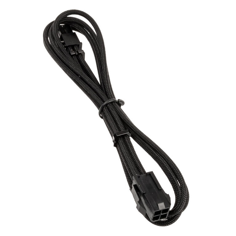 BitFenix Alchemy 4-pin ATX12V extension cable, 45 cm, sleeved - black image number 1