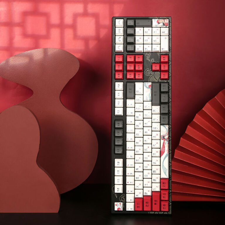 Varmilo VEA108 Beijing Opera Gaming Keyboard, MX-Silent-Red, white LED - US Layout image number 4