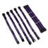 Kolink Core Adept Braided Cable Extension Kit - Jet Black/Titan Purple image number null