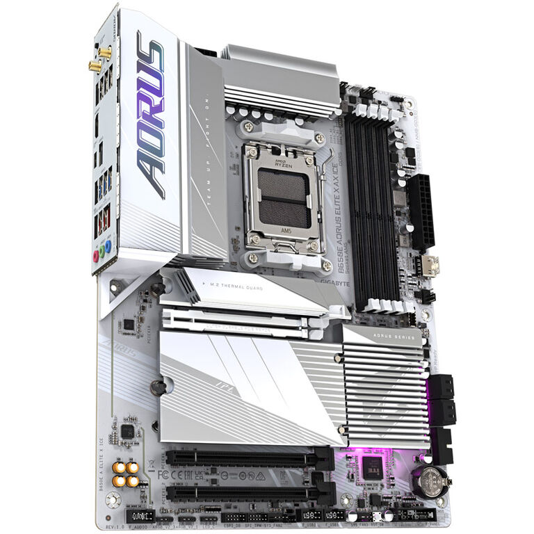 GIGABYTE B650E Aorus Elite X ICE, AMD B650E Motherboard - Socket AM5, DDR5 image number 1