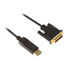 InLine DisplayPort to DVI Converter Cable, black - 2m image number null