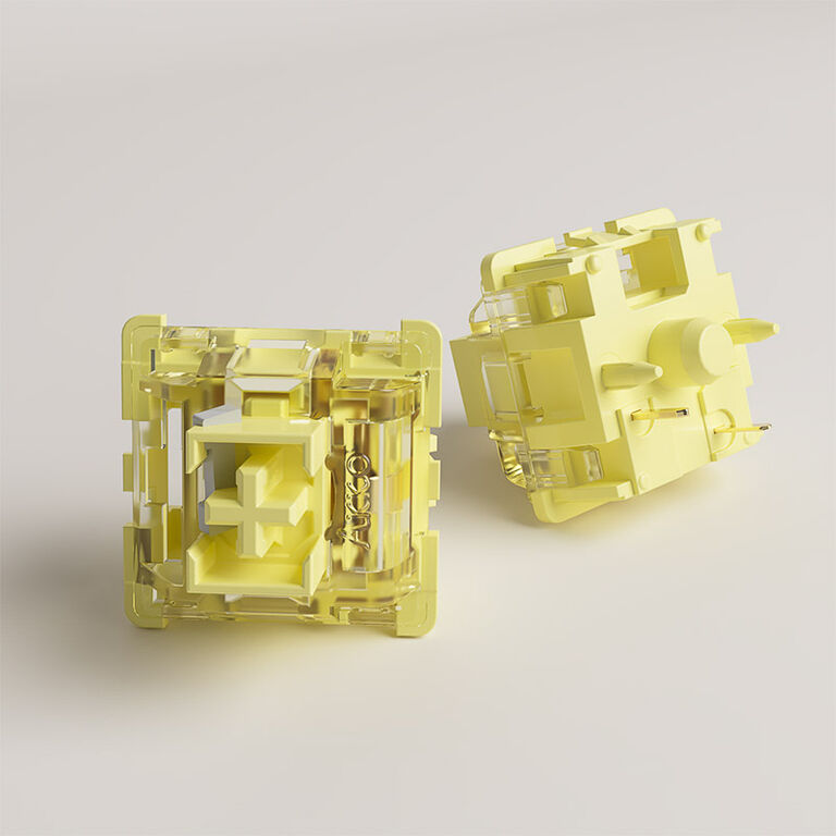 AKKO V3 Pro Cream Yellow Switches, mechanical, 5-Pin, linear, MX-Stem, 50g - 45 pieces image number 3