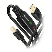 AXAGON ADR-215B active USB 2.0 connection cable, USB-A to USB-B - 15m
