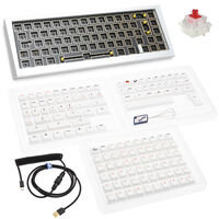 Ducky Outlaw 65 Gaming-Keyboard, Barebone - Silver (ISO)