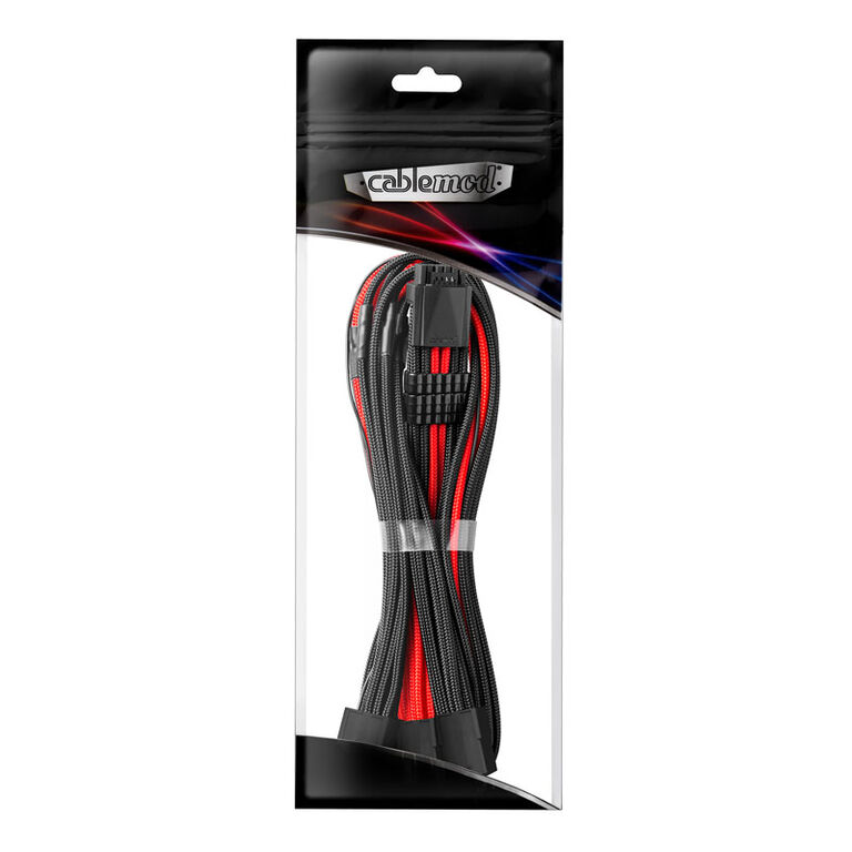 CableMod PRO ModMesh 12VHPWR to 3x PCI-e Cable - 45cm, black/red image number 2