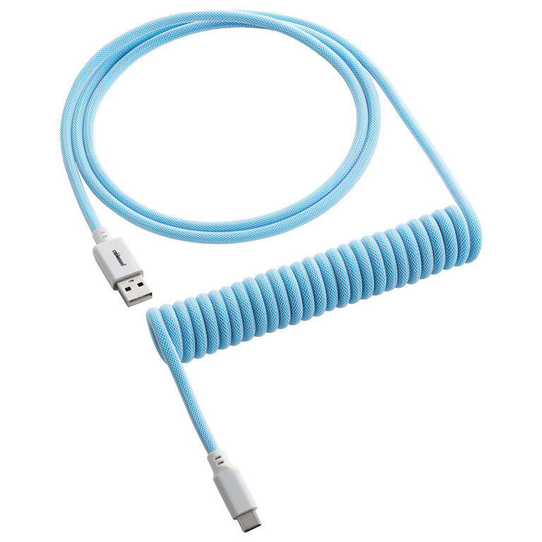 CableMod Classic Coiled Keyboard Cable USB-C to USB Type A, Blueberry Cheesecake - 150c image number 0