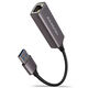 AXAGON ADE-TR Gigabit Ethernet 10/100/1000 Adapter - USB 3.1 Type A, Titanium Grey