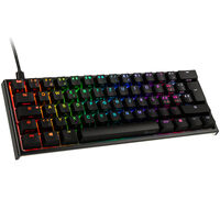 Ducky One 2 Mini Gaming Keyboard, MX-Speed Silver, RGB-LED - black, CH layout