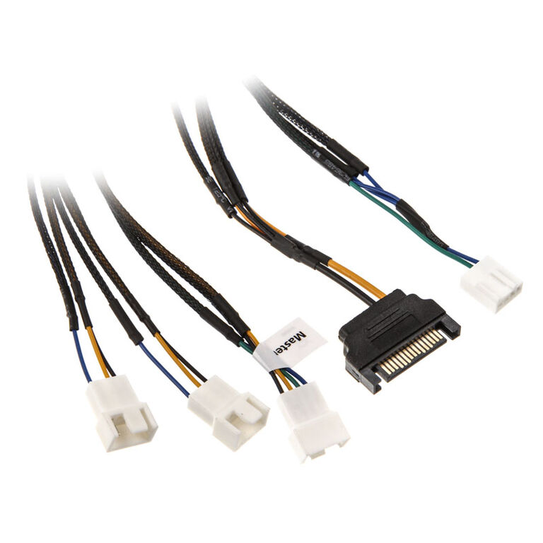 Akasa Flexa FP3S PWM Splitter Cable (3 Fans) - sleeved, 30cm image number 0