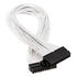PHANTEKS 24-Pin ATX Extension 50cm - sleeved white image number null