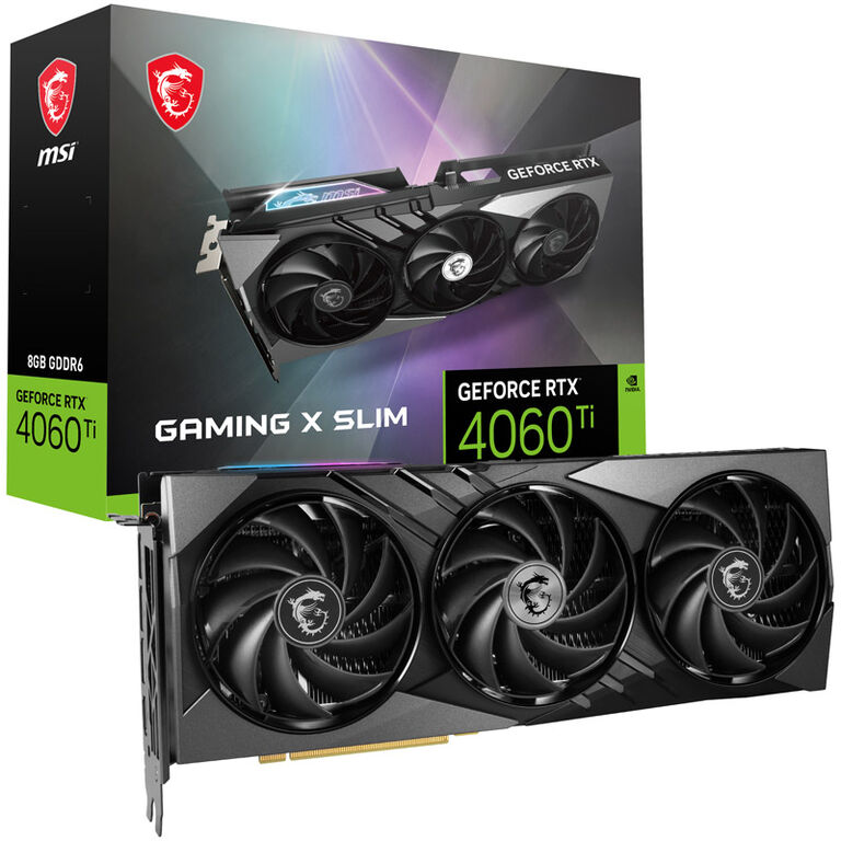 MSI GeForce RTX 4060 Ti Gaming X Slim 8G, 8192 MB GDDR6 image number 0