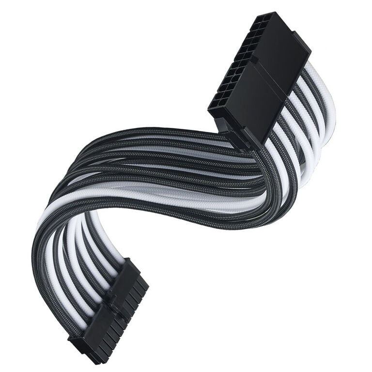 SilverStone ATX 24-pin cable, 300mm - Black/White image number 1