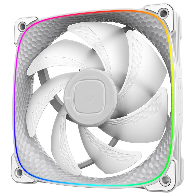 Geometric Future Squama 2503W RGB Fan, 3-pack - 120 mm, white image number 3