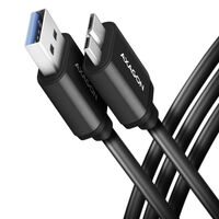 AXAGON BUMM3-AM10AB Cable Micro-B USB to USB-A 3.2 Gen 1, black - 1m